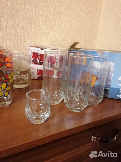 Рюмки, бокалы, стаканы