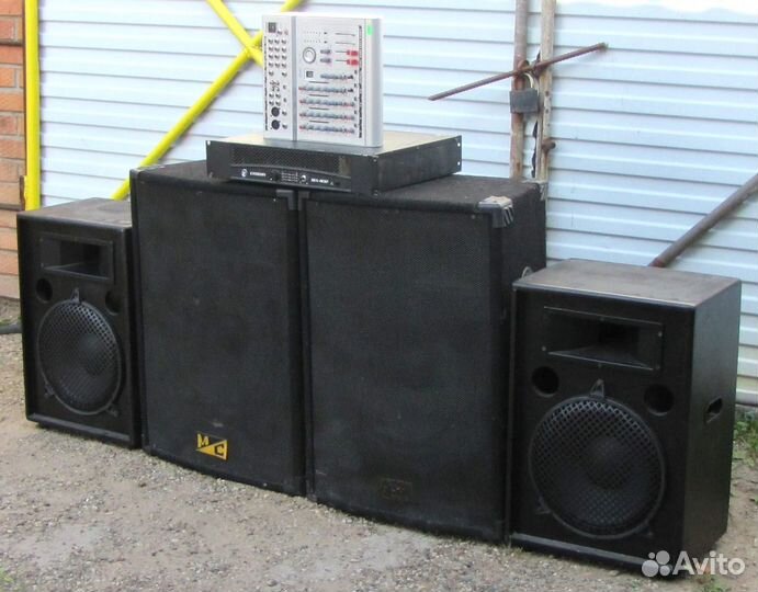 Колонки FA MC 2000W 4шт D12-15