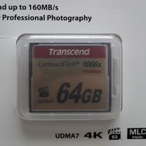 Карта памяти Transcend Compact Flash 64GB