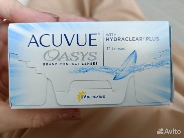 Линзы acuvue oasys -2.75, 8.4, 6 шт двухнедельные