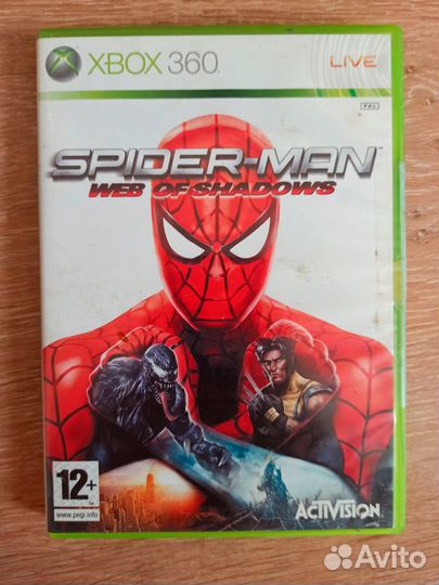 Spider man web of shadows xbox on sale 360