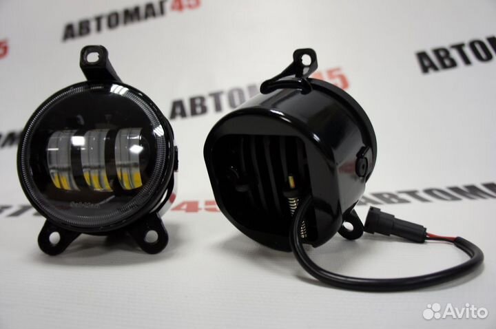 Фары противотуманные 2 режима LED Приора Газель