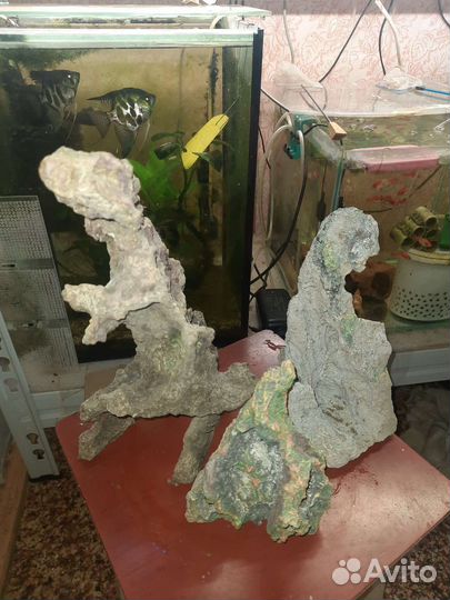 Аквариумный декор,выноска,лава