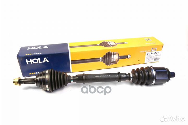 Привод в сборе 23/26 шл., левый renault Logan