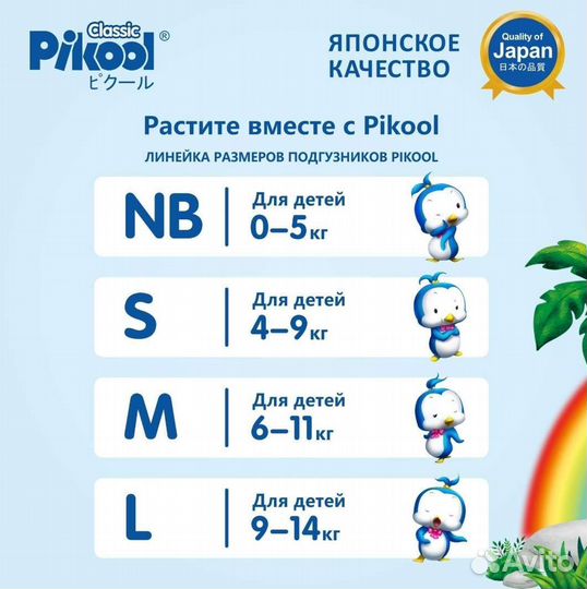 Подгузники Picool классик