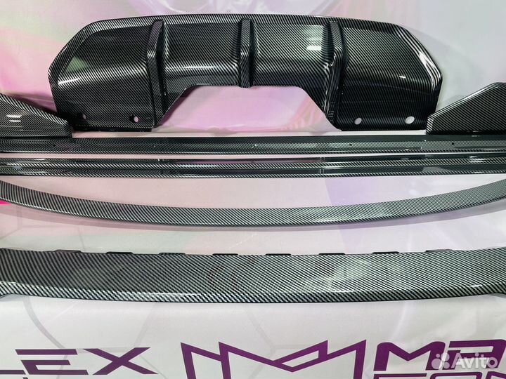 Обвес BMW X6 F16 M performance аквапринт
