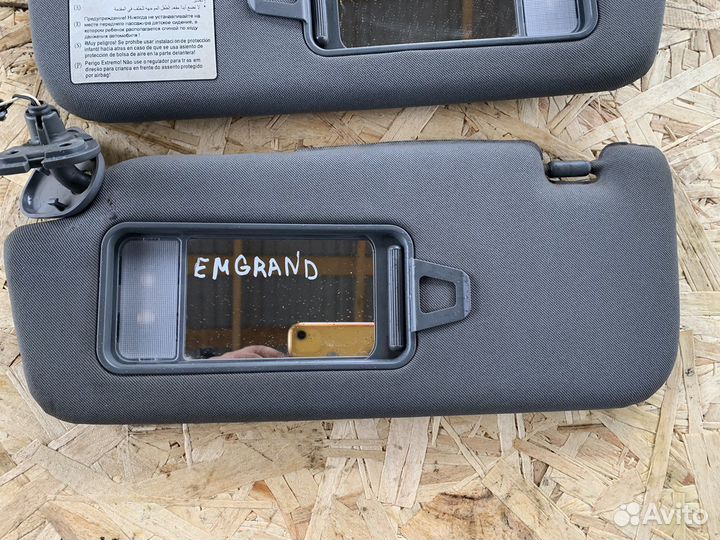 Geely emgrand ec7 козырьки