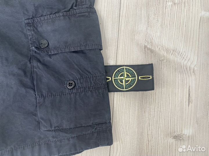 Шорты карго Stone island черные (W-32)