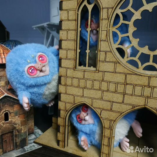 Игрушки в смешанной технике Бибо из Рик и Морти