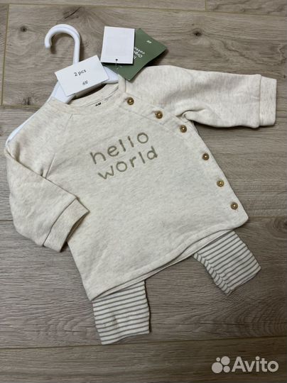 Комплект h&m новый 56р, 68р