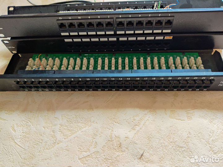 Патч-панель 50 портов