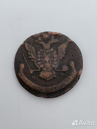 Монета 5 копеек 1774 год