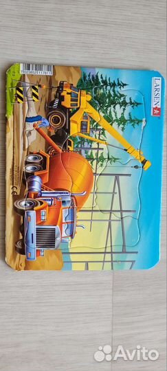 Пазлы Larsen + лото от Djeco + ещё пазлы