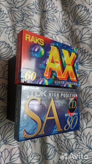 Аудиокассеты новые запечатанные