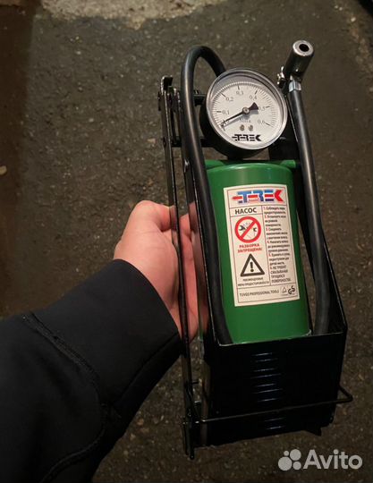 Насос автомобильный ножной