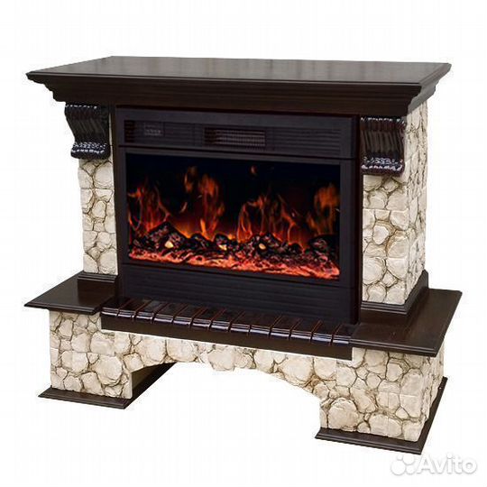 Электрокамин Glenrich Бостон Карелия 33