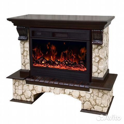 Электрокамин Glenrich Бостон Карелия 33
