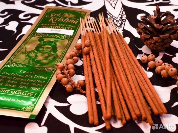 Jasmine 25шт. Индийские благовония (Вриндаван)