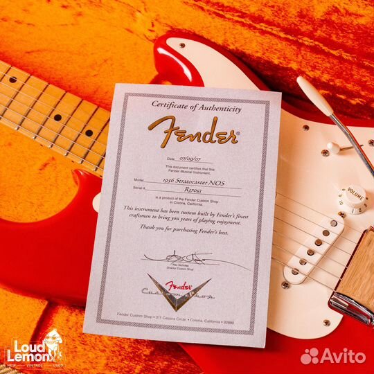 Fender custom shop 1956 deals stratocaster nos