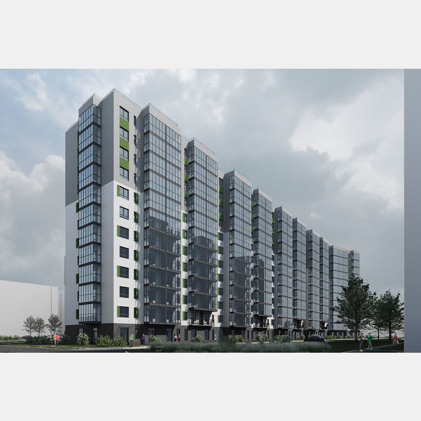 1-к. квартира, 36 м², 9/12 эт.