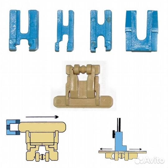 Лапка для притачивания потайной молнии 163 