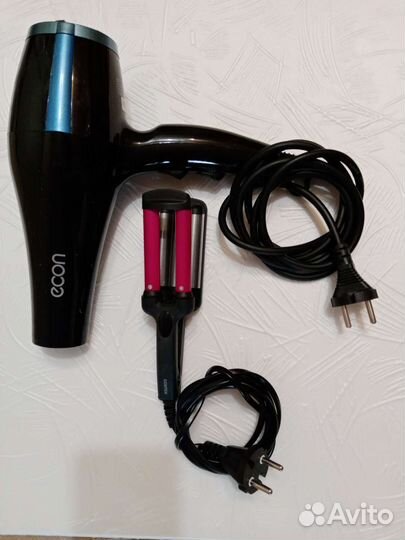 Фен щипцы плойка волна гофре