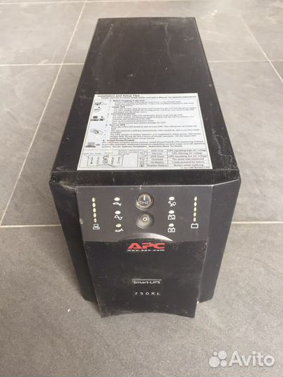 Интерактивный ибп APC Smart-UPS 750 XL без акомуля