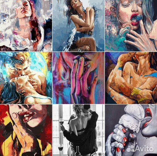 Картины по номерам 40*50 на подрамнике