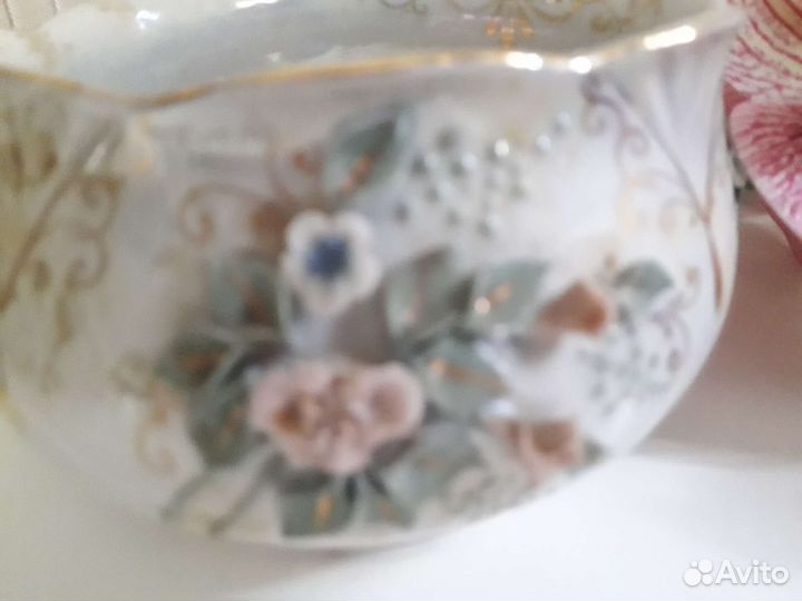 Ваза конфетница фарфоровая