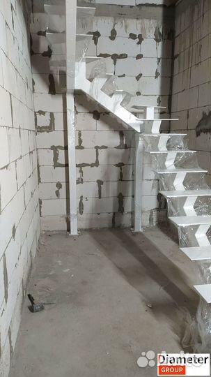 Изготовление межэтажной лестницы с площадкой