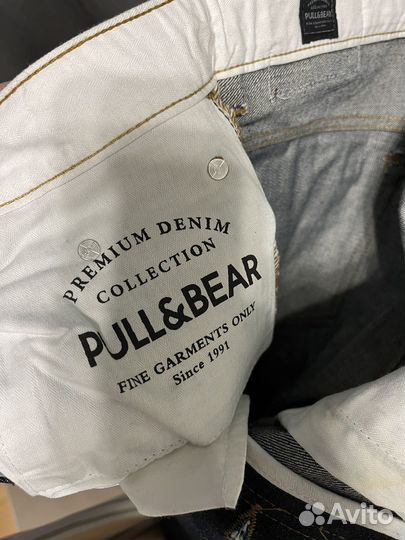 Pull and bear selvedge джинсы