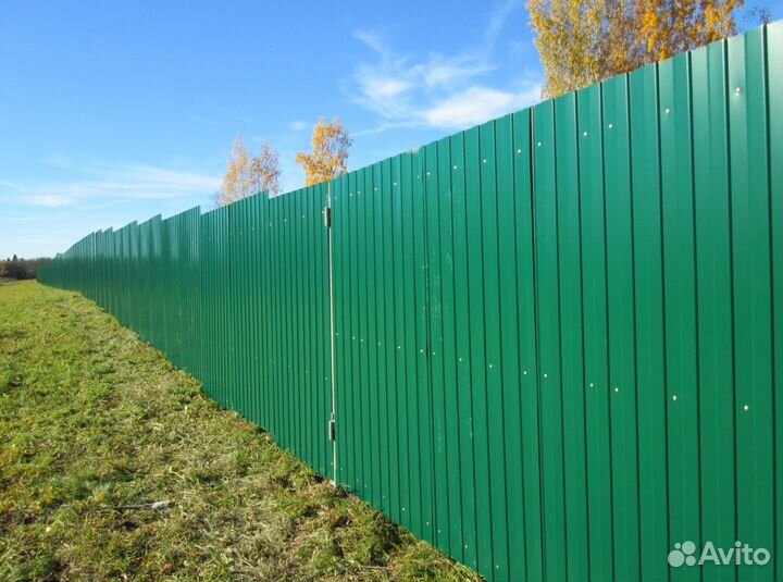 Заборы из профнастила