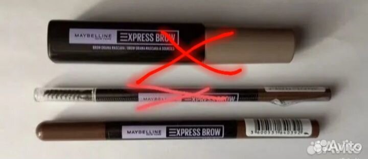 Карандаш 2 в 1 для бровей Maybelline NY