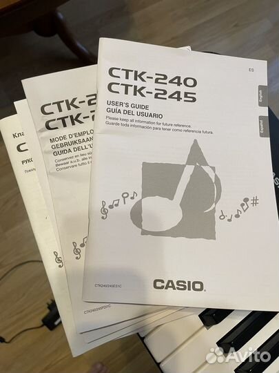 Синтезатор casio CTK 240