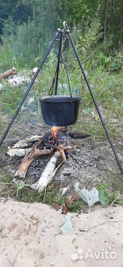 Тренога под казан-котелок