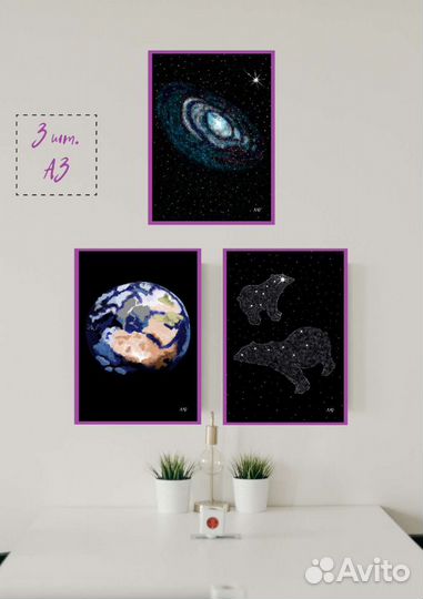 Интерьерный постер