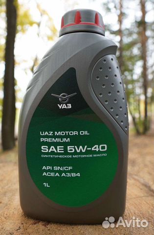 Масло моторное UAZ Premium 5w-40 1л