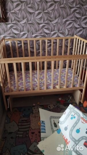 Детская кровать для новорожденных бу