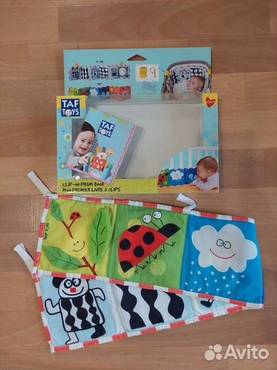 Игрушки Taf toys книжка и подвеска