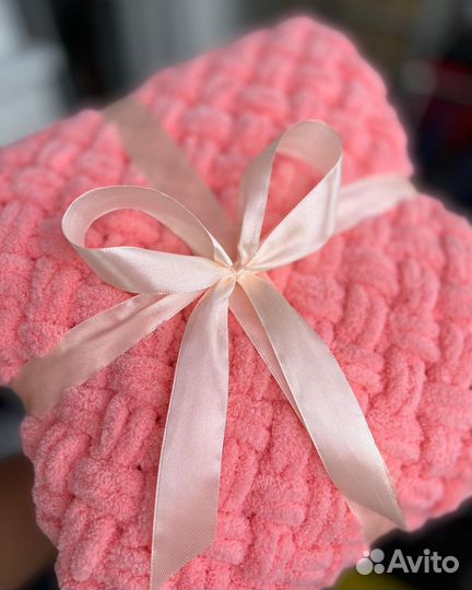 Плед детский плюшевый