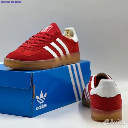 Кроссовки Adidas Gazelle Red (Арт.34801)