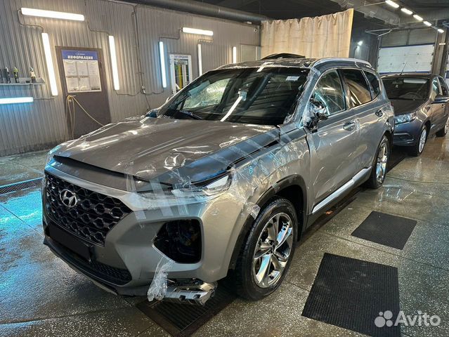 Hyundai Santa Fe 2.2 AT, 2019, битый, 104 142 км объявление продам