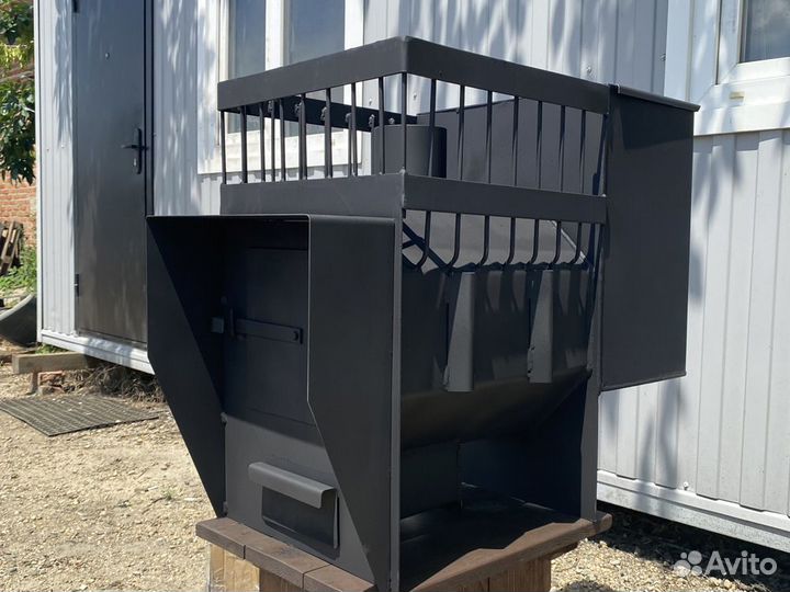 Печь для бани с баком, новая (арт 706)