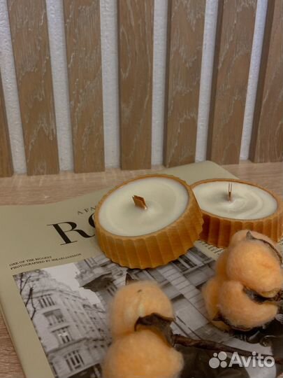 Ароматическая свеча ручной работы
