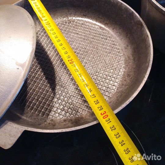 Казан сотейник и сковорода с вафельным дном