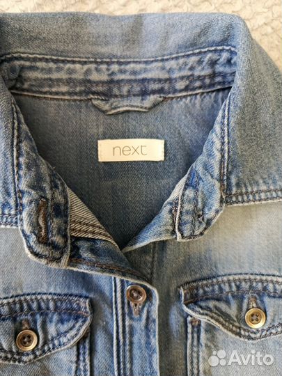 Джинсовая туника р.80-86, Next