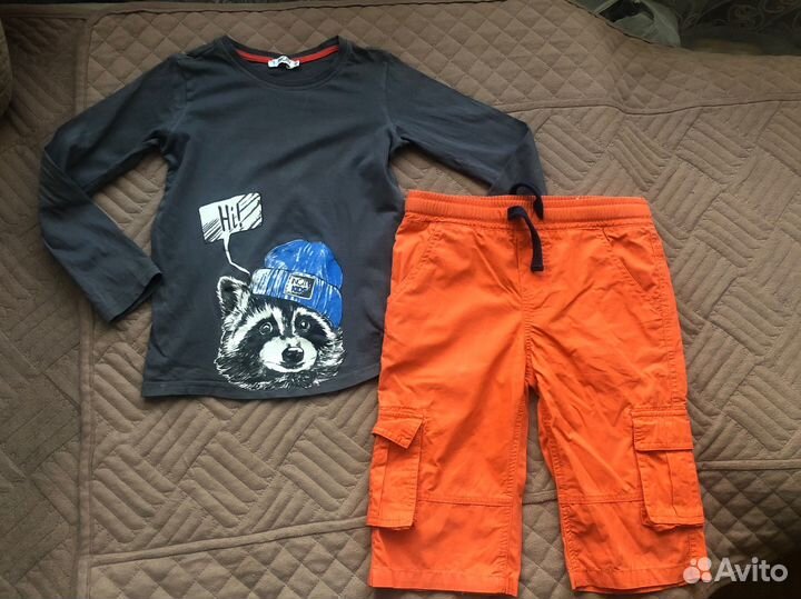 Вещи пакетом на мальчика 122 128