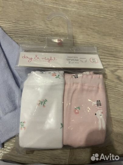 Новые трусы и колготки для девочки 74-92