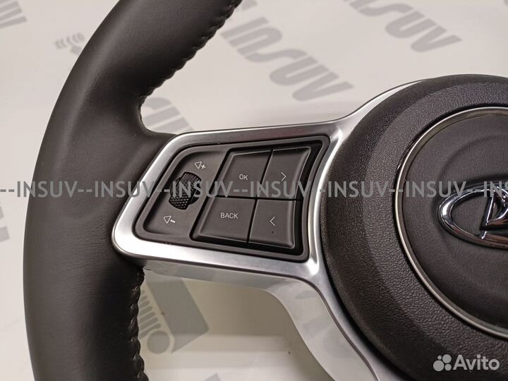 Кожаный мультируль AMG Шеви Нива,Приора,Калина