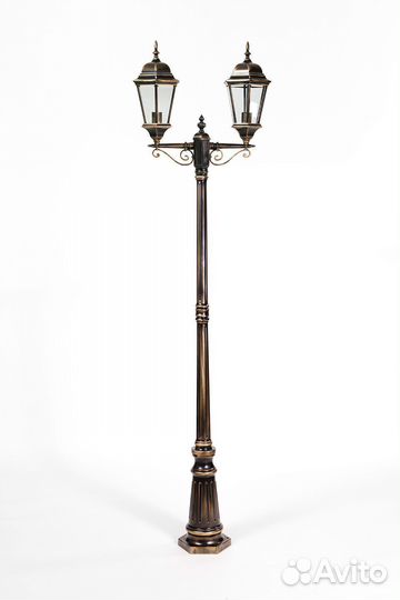 Фонарь уличный садовый усиленный столб H-2м-3м